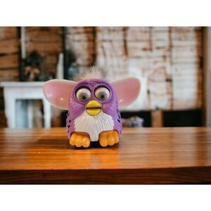 Furby  McDonald's Purple Leopard Print Vintage 1988